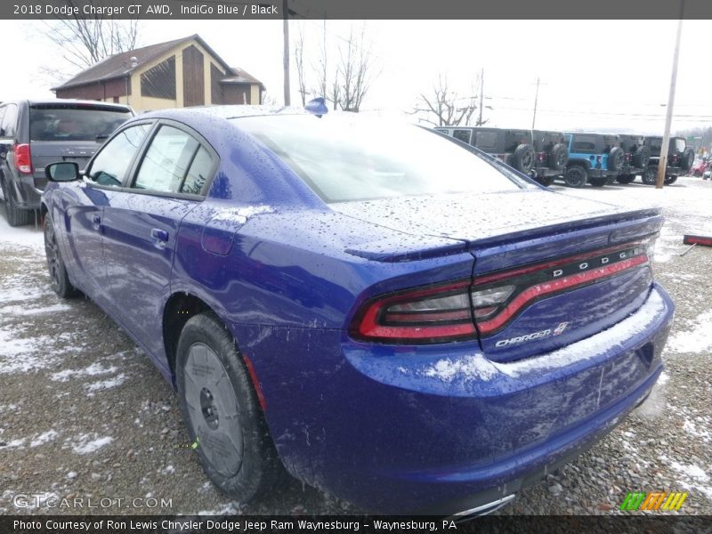IndiGo Blue / Black 2018 Dodge Charger GT AWD