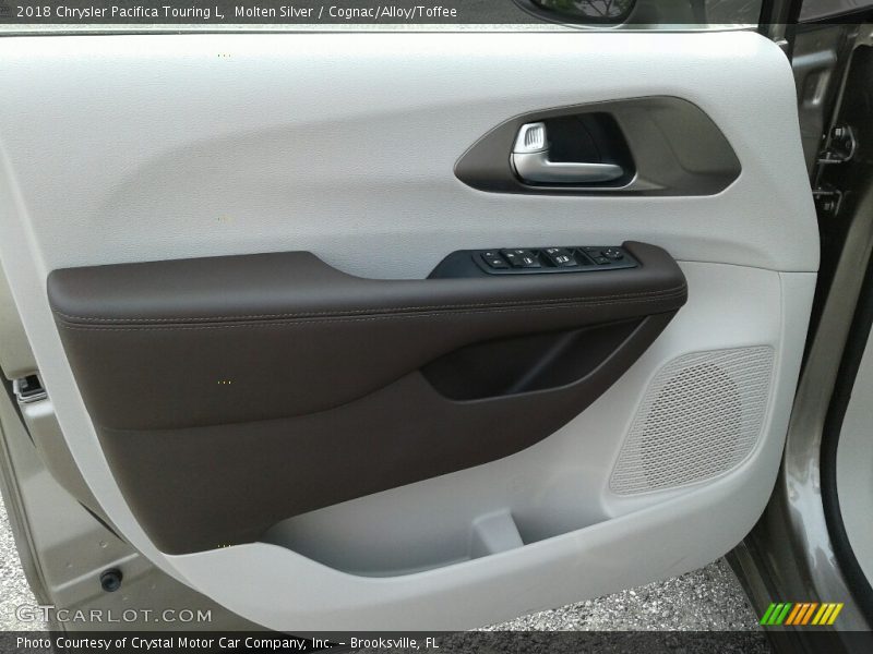 Molten Silver / Cognac/Alloy/Toffee 2018 Chrysler Pacifica Touring L
