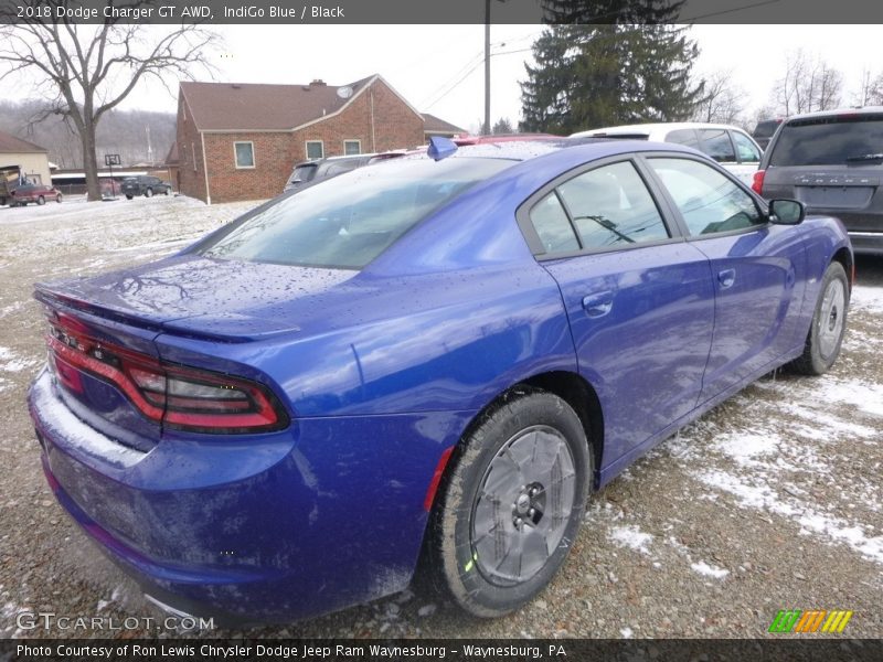 IndiGo Blue / Black 2018 Dodge Charger GT AWD