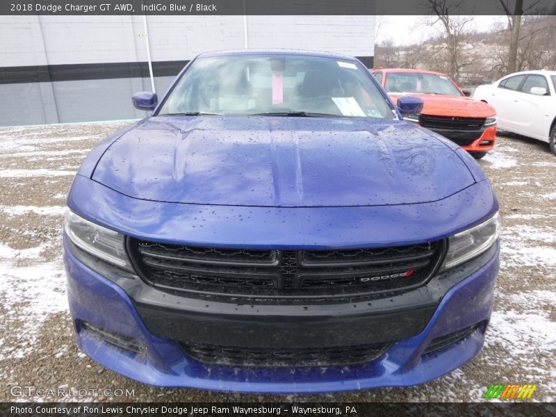 IndiGo Blue / Black 2018 Dodge Charger GT AWD