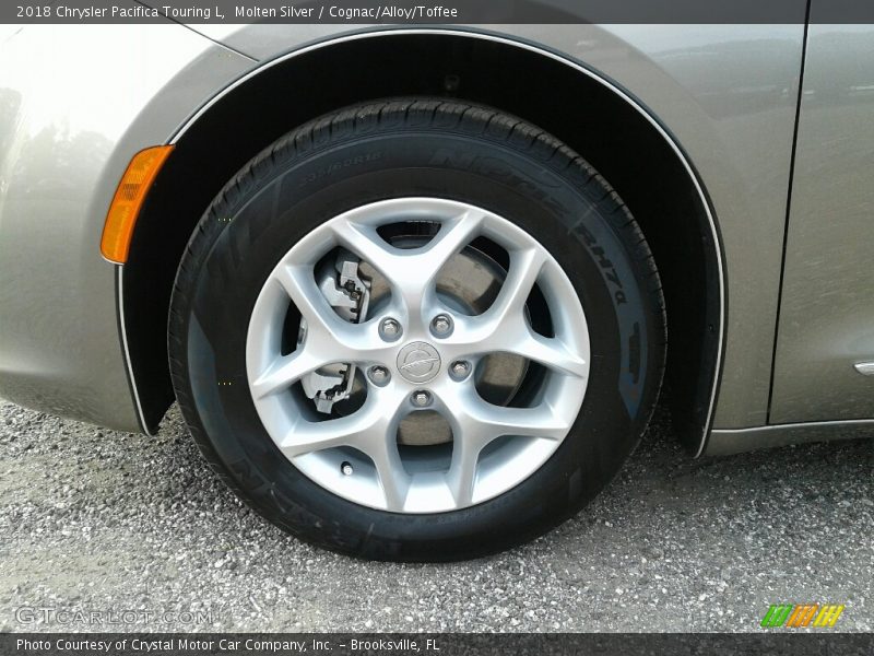 Molten Silver / Cognac/Alloy/Toffee 2018 Chrysler Pacifica Touring L