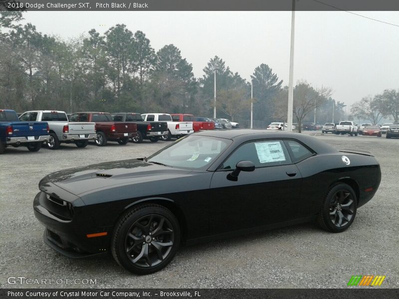 Pitch Black / Black 2018 Dodge Challenger SXT