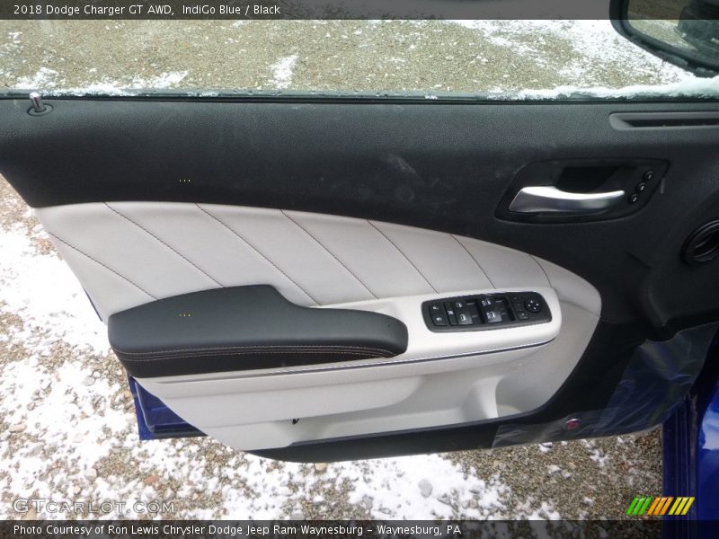 IndiGo Blue / Black 2018 Dodge Charger GT AWD