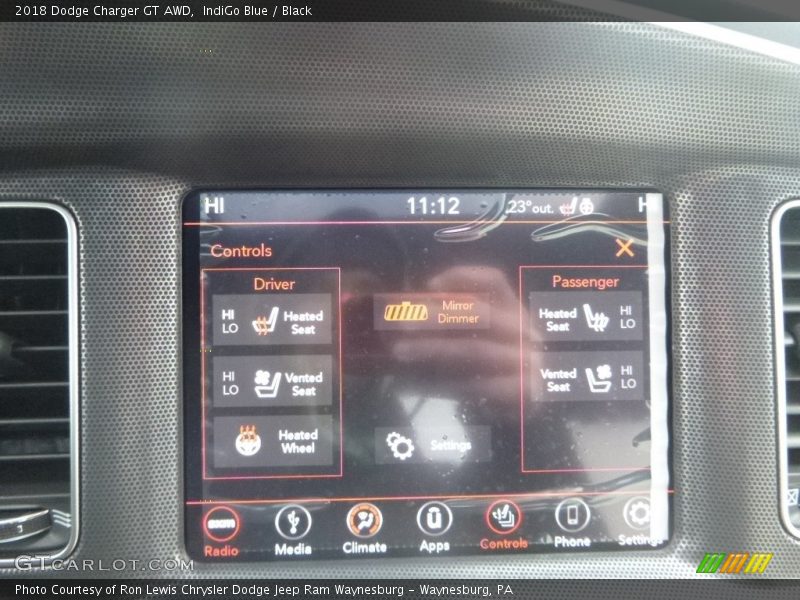 IndiGo Blue / Black 2018 Dodge Charger GT AWD