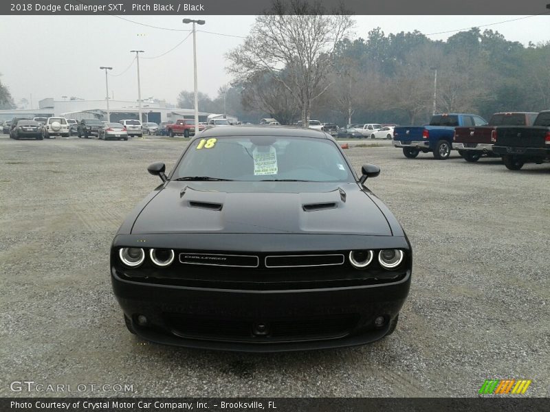 Pitch Black / Black 2018 Dodge Challenger SXT