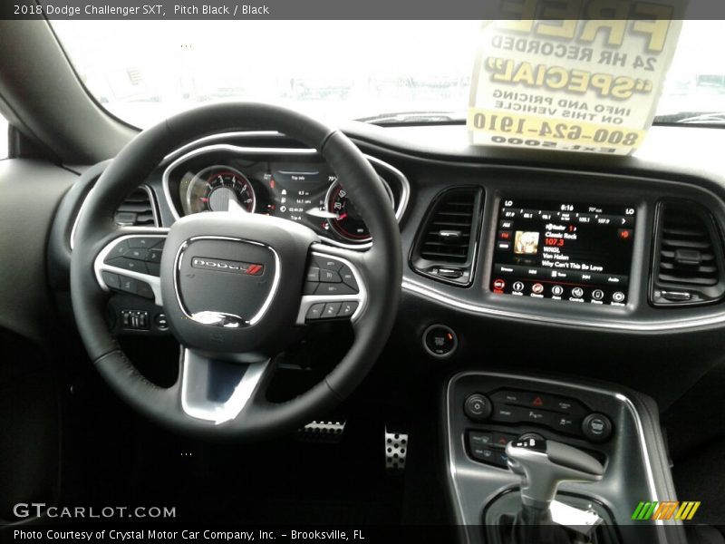 Pitch Black / Black 2018 Dodge Challenger SXT