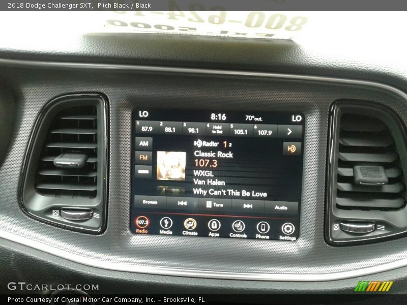 Pitch Black / Black 2018 Dodge Challenger SXT