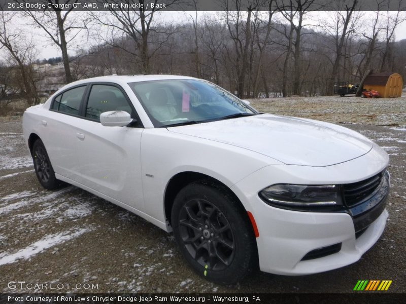 White Knuckle / Black 2018 Dodge Charger GT AWD