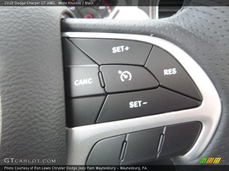White Knuckle / Black 2018 Dodge Charger GT AWD