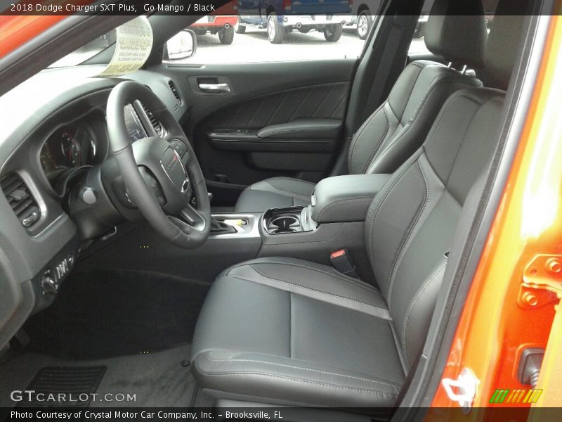Go Mango / Black 2018 Dodge Charger SXT Plus