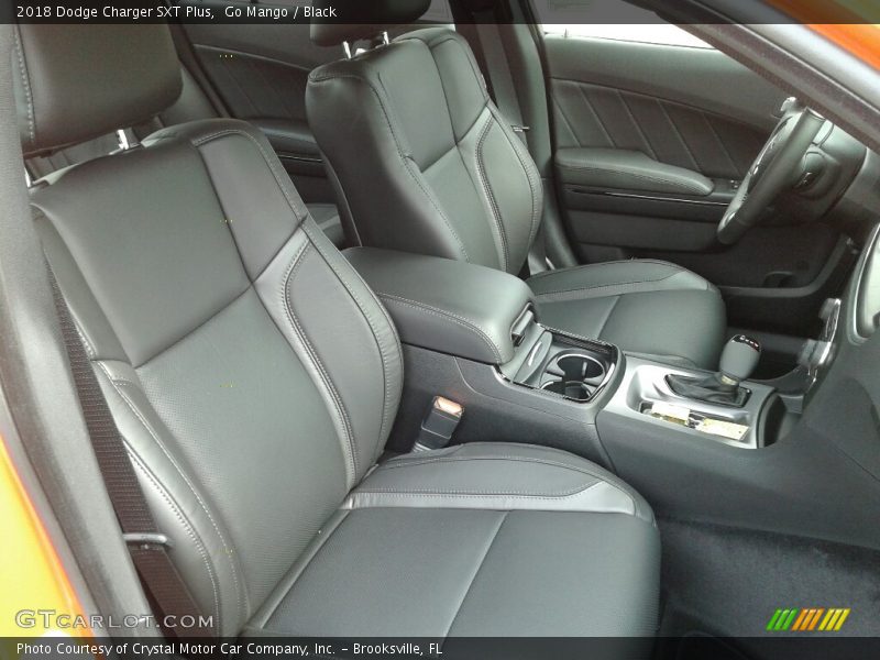 Go Mango / Black 2018 Dodge Charger SXT Plus