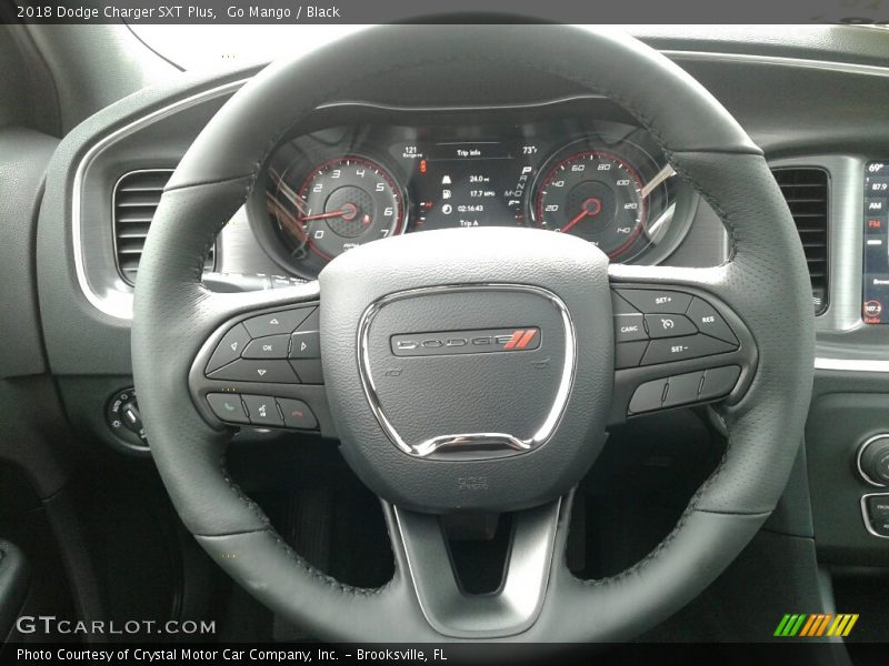 Go Mango / Black 2018 Dodge Charger SXT Plus