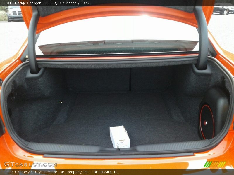 Go Mango / Black 2018 Dodge Charger SXT Plus