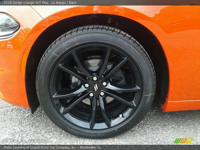 Go Mango / Black 2018 Dodge Charger SXT Plus