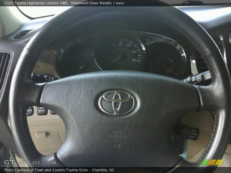 Millennium Silver Metallic / Ivory 2002 Toyota Highlander Limited 4WD