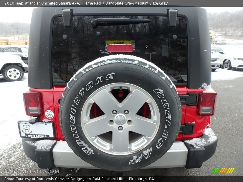 Flame Red / Dark Slate Gray/Medium Slate Gray 2010 Jeep Wrangler Unlimited Sahara 4x4