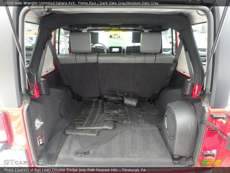 Flame Red / Dark Slate Gray/Medium Slate Gray 2010 Jeep Wrangler Unlimited Sahara 4x4