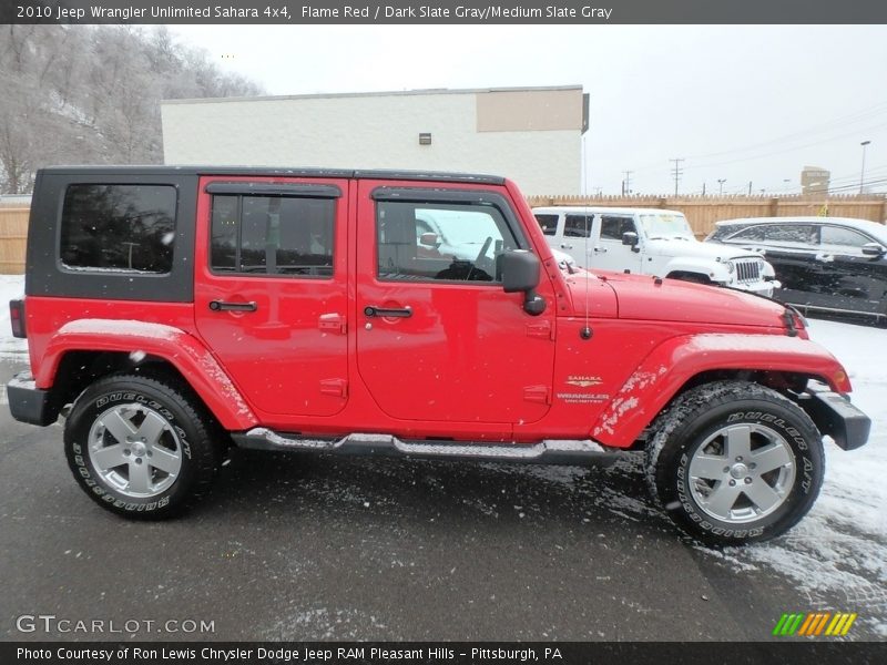 Flame Red / Dark Slate Gray/Medium Slate Gray 2010 Jeep Wrangler Unlimited Sahara 4x4
