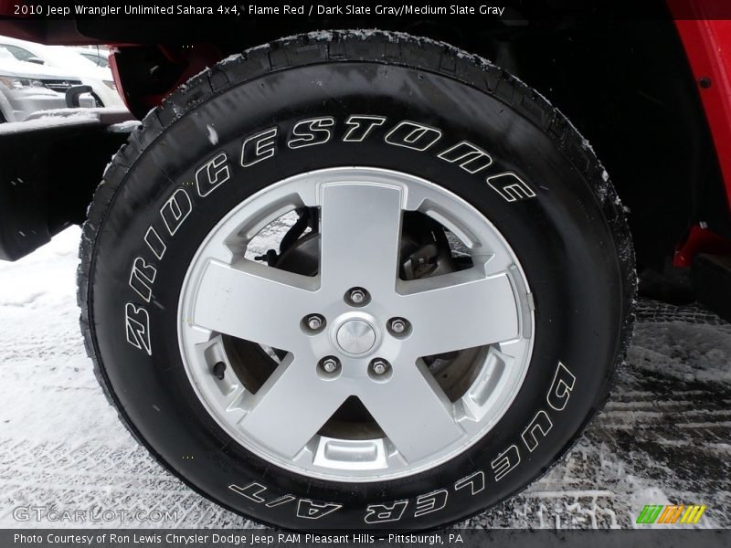 Flame Red / Dark Slate Gray/Medium Slate Gray 2010 Jeep Wrangler Unlimited Sahara 4x4