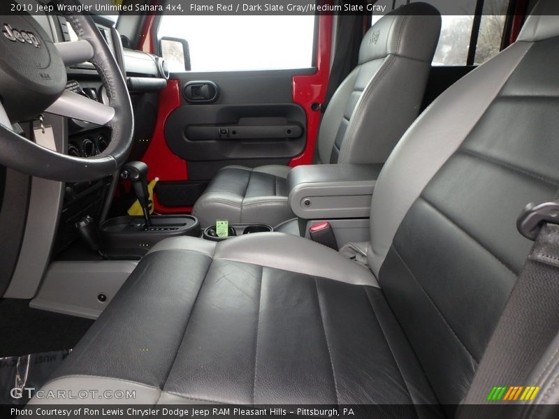 Flame Red / Dark Slate Gray/Medium Slate Gray 2010 Jeep Wrangler Unlimited Sahara 4x4