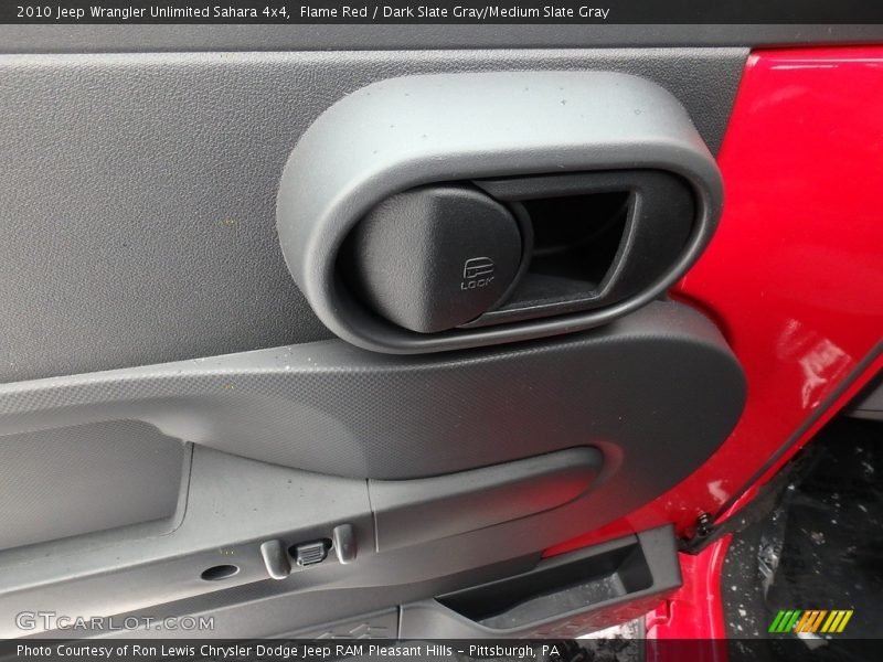 Flame Red / Dark Slate Gray/Medium Slate Gray 2010 Jeep Wrangler Unlimited Sahara 4x4