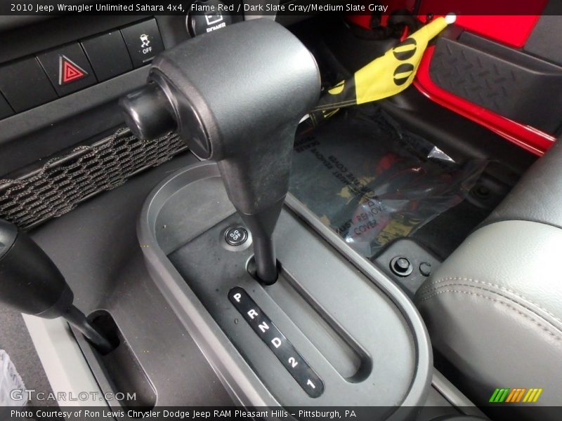 Flame Red / Dark Slate Gray/Medium Slate Gray 2010 Jeep Wrangler Unlimited Sahara 4x4
