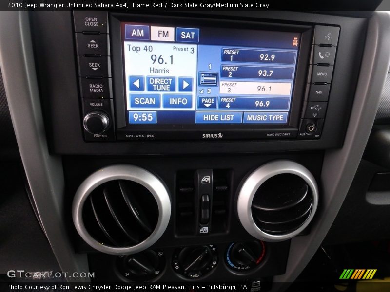 Flame Red / Dark Slate Gray/Medium Slate Gray 2010 Jeep Wrangler Unlimited Sahara 4x4