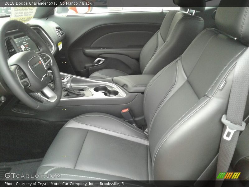 Go Mango / Black 2018 Dodge Challenger SXT