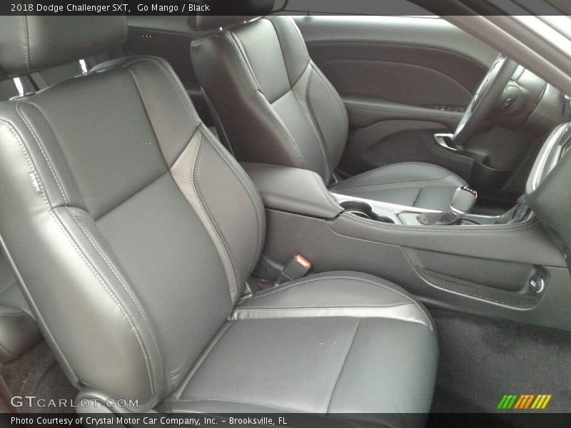 Go Mango / Black 2018 Dodge Challenger SXT