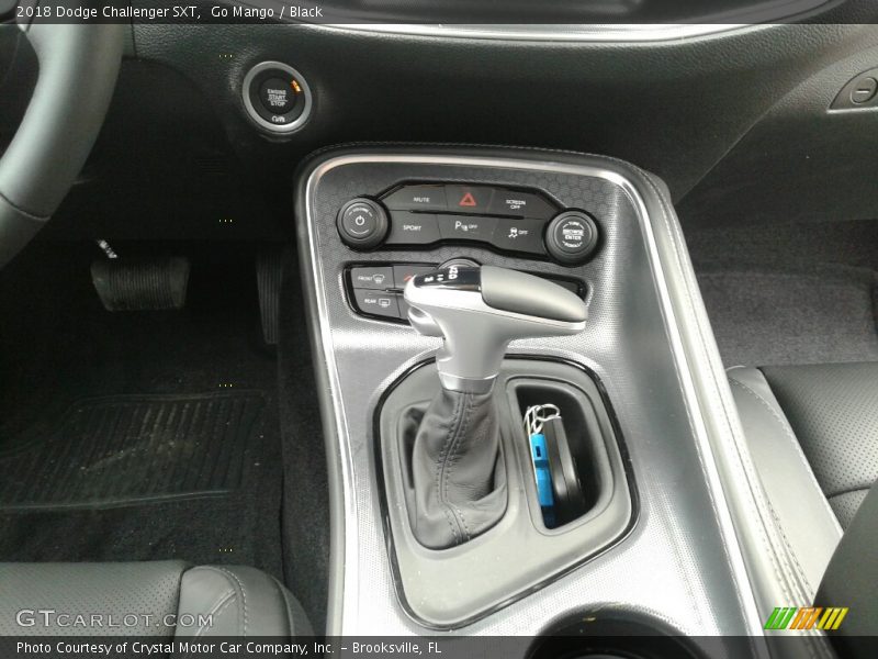 Go Mango / Black 2018 Dodge Challenger SXT