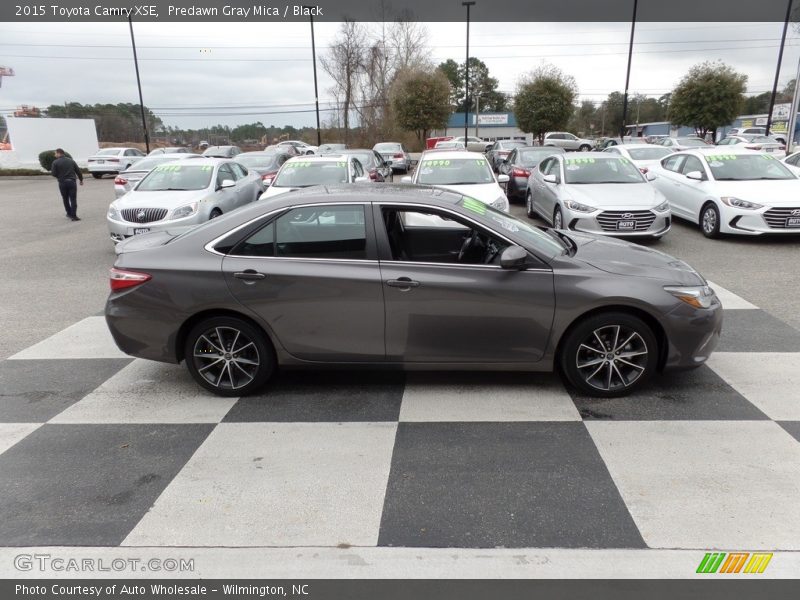 Predawn Gray Mica / Black 2015 Toyota Camry XSE