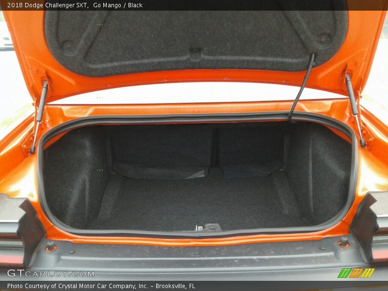 Go Mango / Black 2018 Dodge Challenger SXT