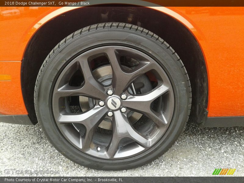 Go Mango / Black 2018 Dodge Challenger SXT