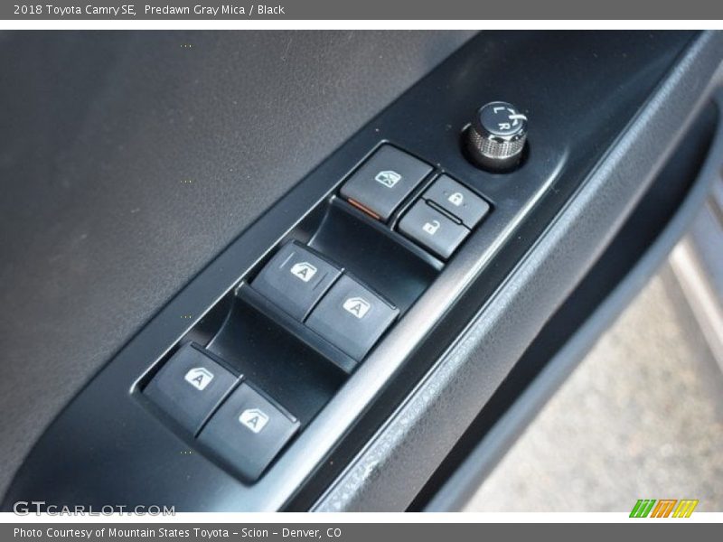 Predawn Gray Mica / Black 2018 Toyota Camry SE