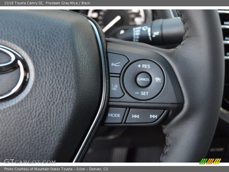 Predawn Gray Mica / Black 2018 Toyota Camry SE