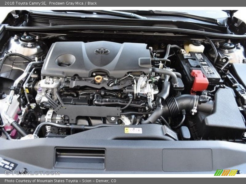 Predawn Gray Mica / Black 2018 Toyota Camry SE