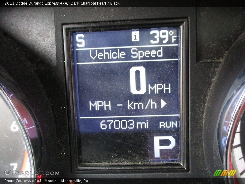 Dark Charcoal Pearl / Black 2011 Dodge Durango Express 4x4