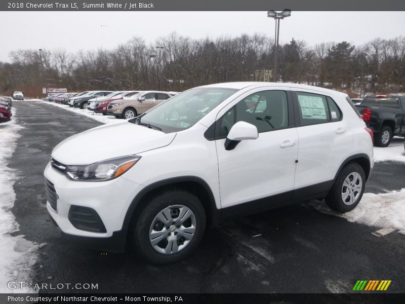 Summit White / Jet Black 2018 Chevrolet Trax LS