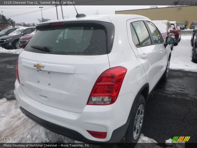 Summit White / Jet Black 2018 Chevrolet Trax LS