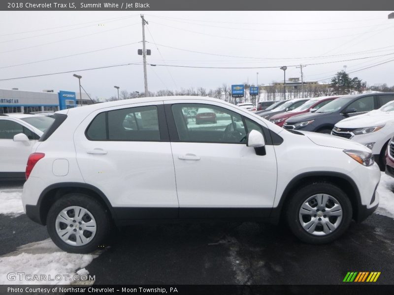 Summit White / Jet Black 2018 Chevrolet Trax LS