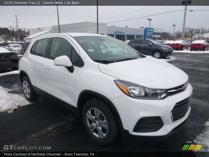 Summit White / Jet Black 2018 Chevrolet Trax LS