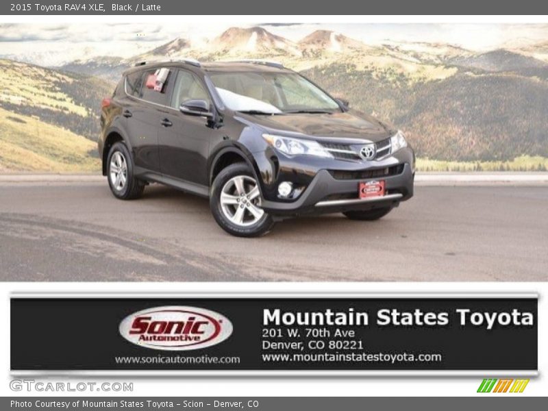 Black / Latte 2015 Toyota RAV4 XLE