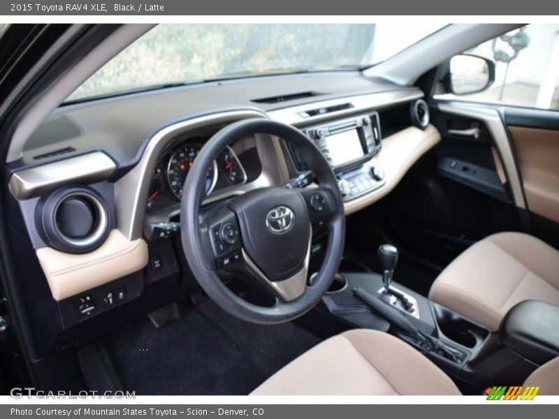 Black / Latte 2015 Toyota RAV4 XLE