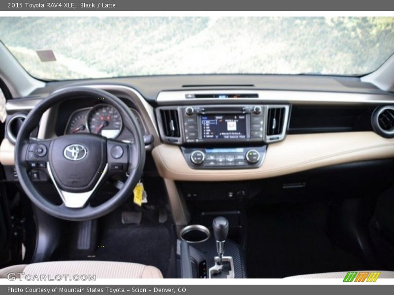 Black / Latte 2015 Toyota RAV4 XLE