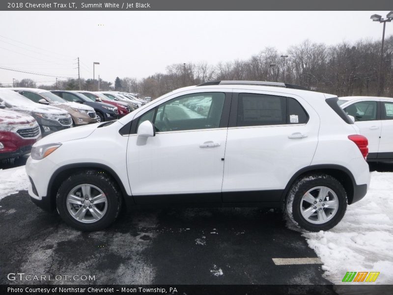 Summit White / Jet Black 2018 Chevrolet Trax LT