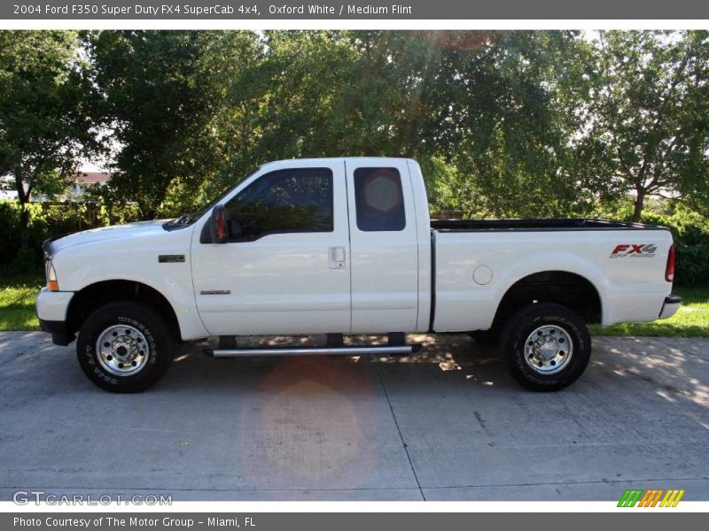 Oxford White / Medium Flint 2004 Ford F350 Super Duty FX4 SuperCab 4x4