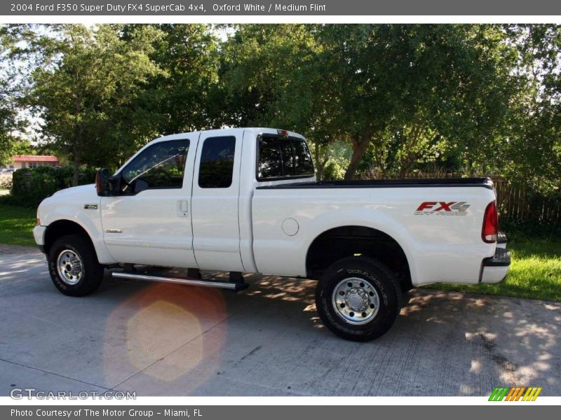 Oxford White / Medium Flint 2004 Ford F350 Super Duty FX4 SuperCab 4x4