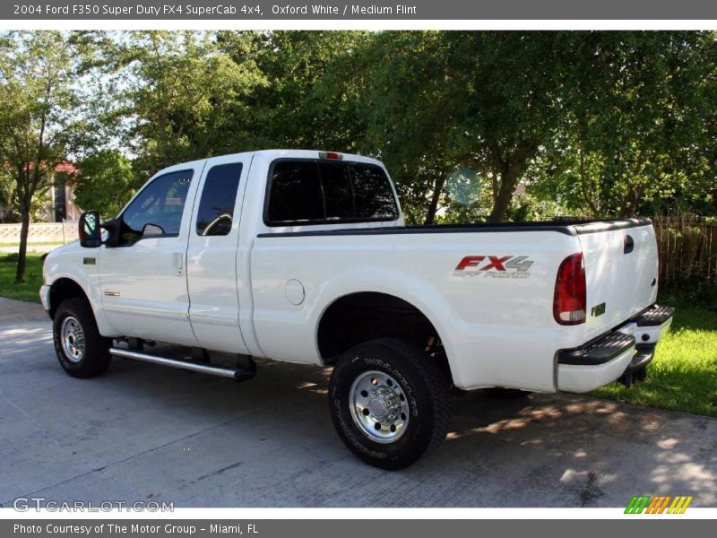 Oxford White / Medium Flint 2004 Ford F350 Super Duty FX4 SuperCab 4x4