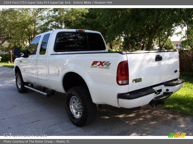 Oxford White / Medium Flint 2004 Ford F350 Super Duty FX4 SuperCab 4x4