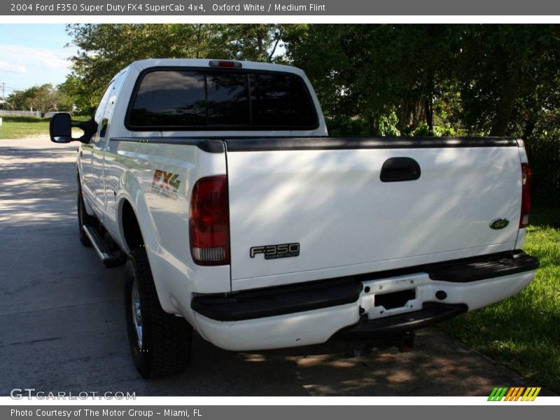 Oxford White / Medium Flint 2004 Ford F350 Super Duty FX4 SuperCab 4x4